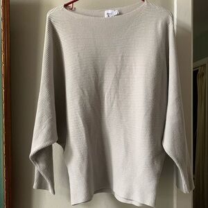 Princess Polly soft and comfy oversized grey wool ribbed sweater